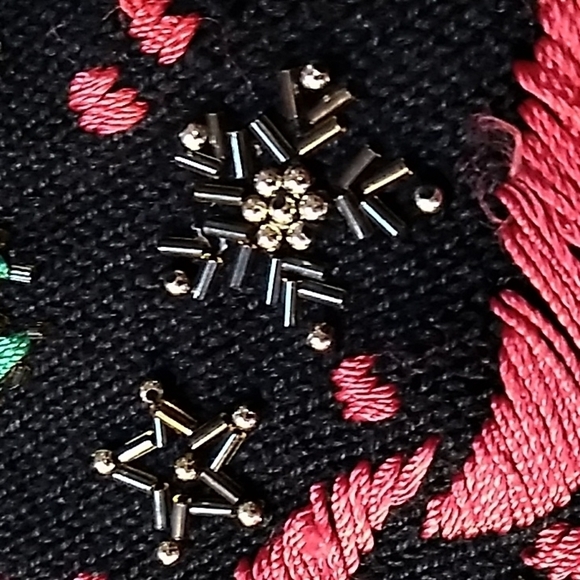 Arriviste  large Christmas 🎄 sweater cardigan - Picture 5 of 6